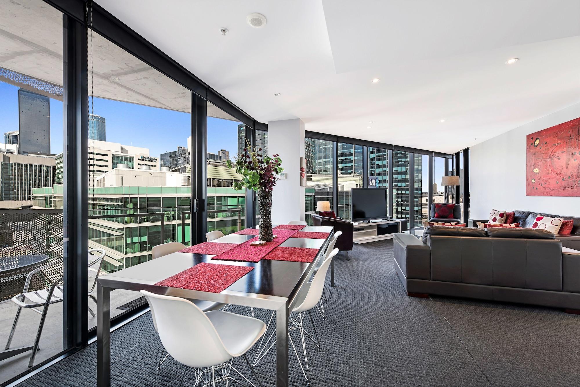 Docklands Executive Apartments - เมลเบิร์น ภายนอก รูปภาพ